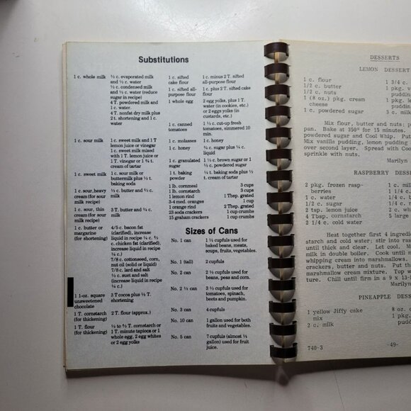 Minnesota Cook Book In Memory of Timothy Anderson 1980s Recipes Community - Picture 4 of 7